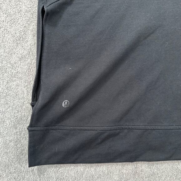 Lululemon Cut Above Tee Shirt With Side Slits Black Short Sleeve Women's Medium* - Picture 7 of 8